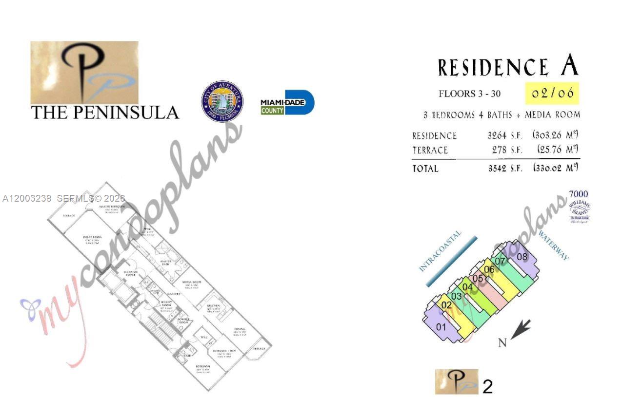 Photo of 3201 183rd St  #2502, Aventura, Florida, 33160 - 