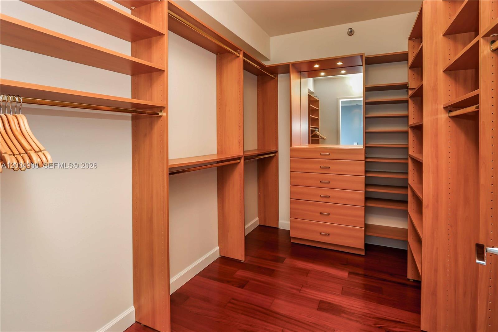 Photo of 3802 207th St  #2604, Aventura, Florida, 33180 - One of two walk-in closets in Master Bedroom