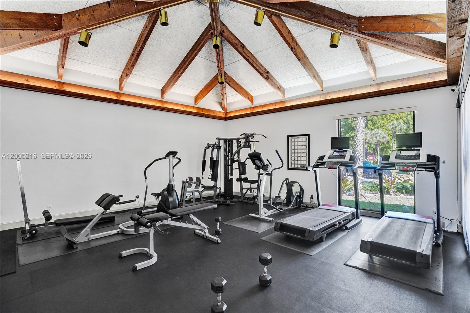 Photo of 20332 34th Ct #26, Aventura, Florida, 33180 - Walk right across the road from your villa to the gym and work out!