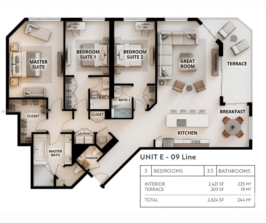 909 3 / 4 2421 sq. ft. $ 2026-04-22 0 Photo