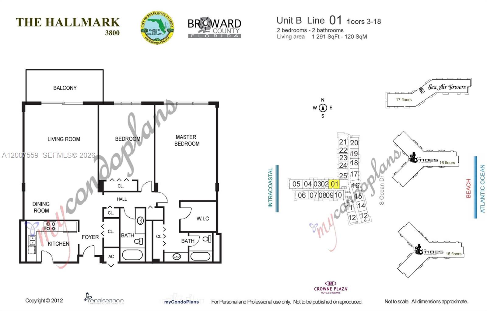 Photo of 3800 Ocean Dr  #301, Hollywood, Florida, 33019 - 