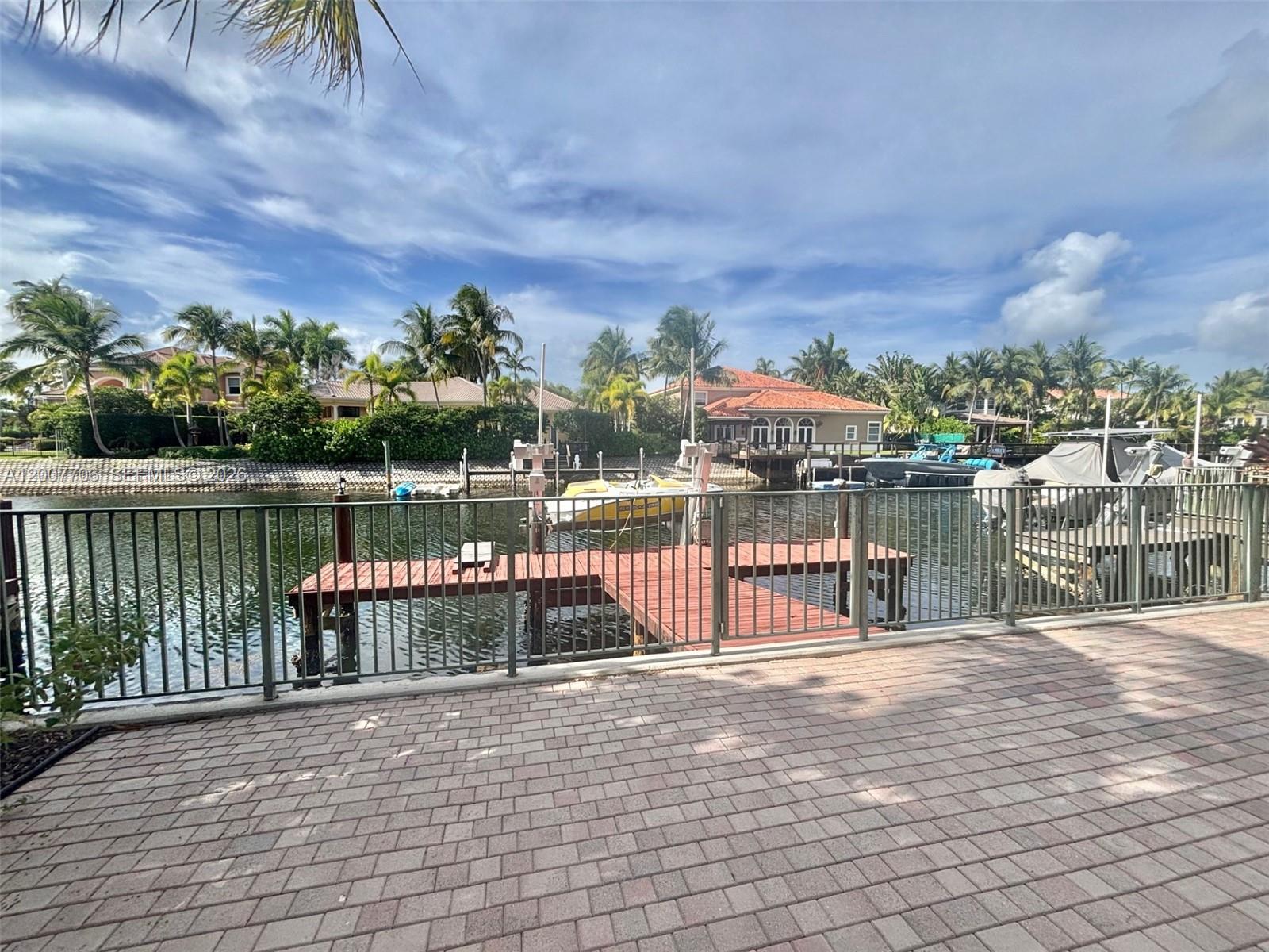 Photo of 1141 Waterside Ln  (1141), Hollywood, Florida, 33019 - with boat lift