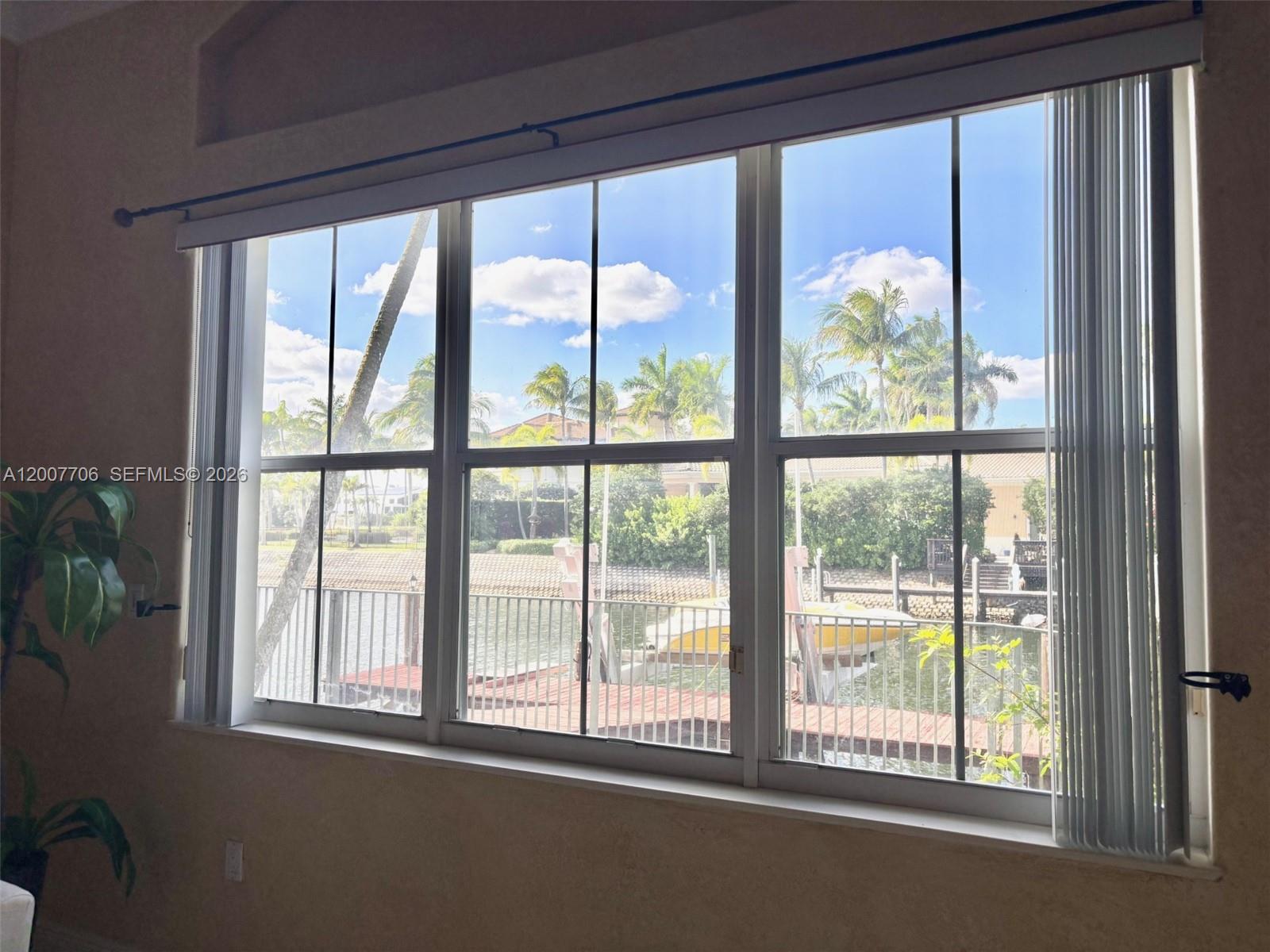 Photo of 1141 Waterside Ln  (1141), Hollywood, Florida, 33019 - Water View from master bedroom