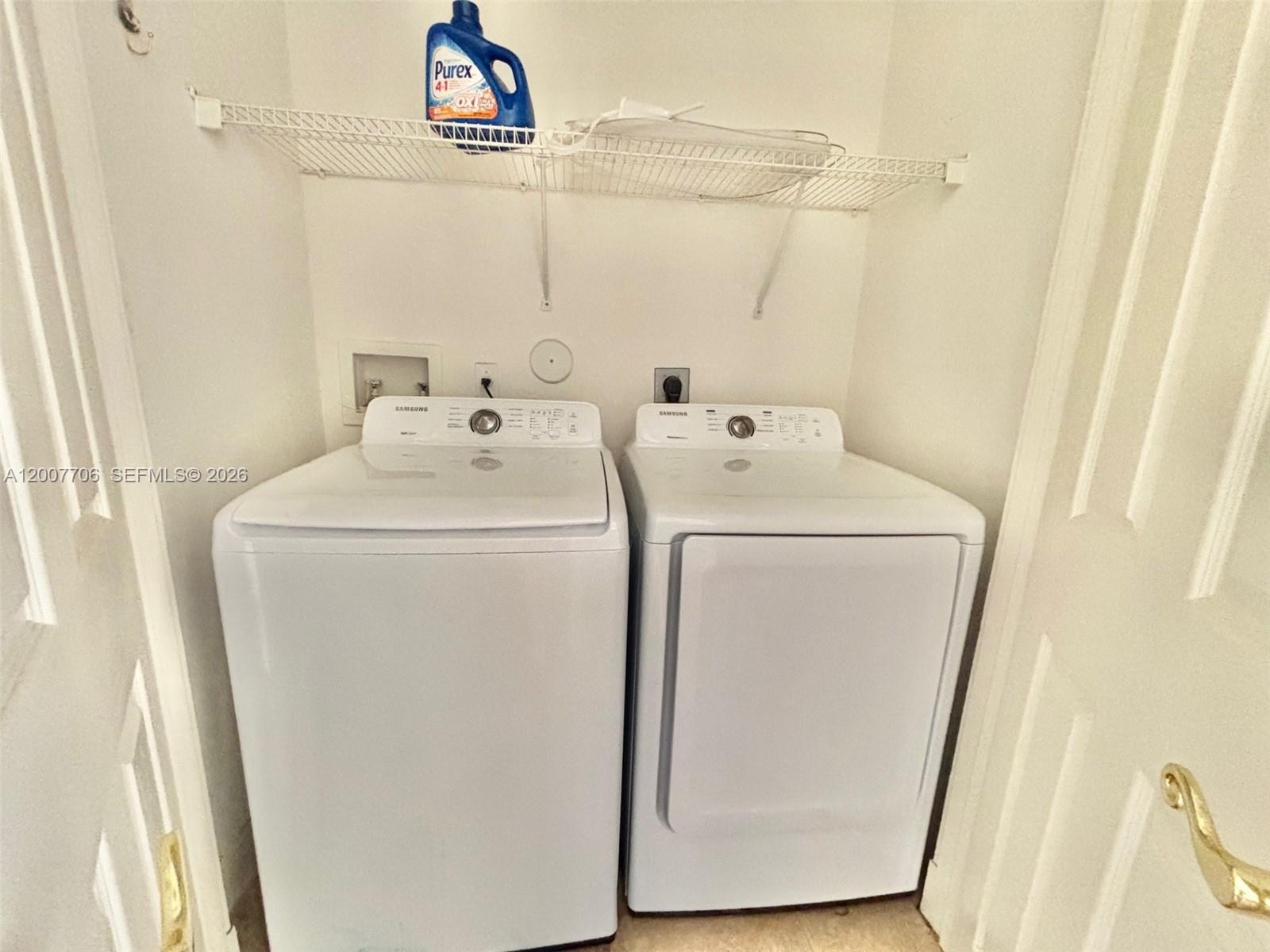 Photo of 1141 Waterside Ln  (1141), Hollywood, Florida, 33019 - Laundry room on the 2nd floor