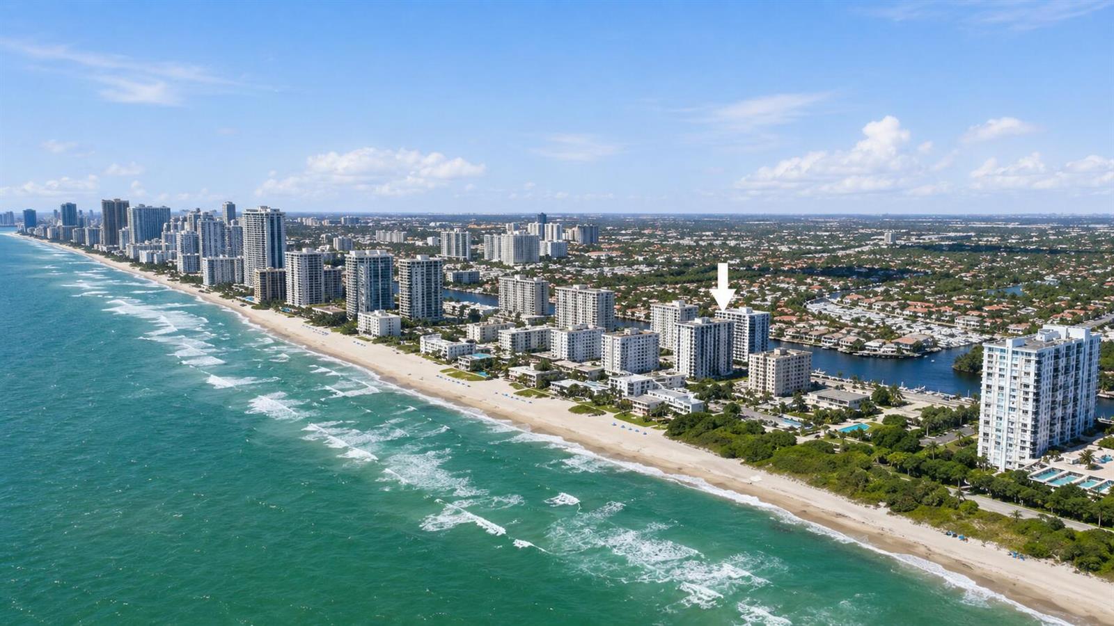 Photo of 1400 Ocean  #303, Hollywood, Florida, 33019 - aerial