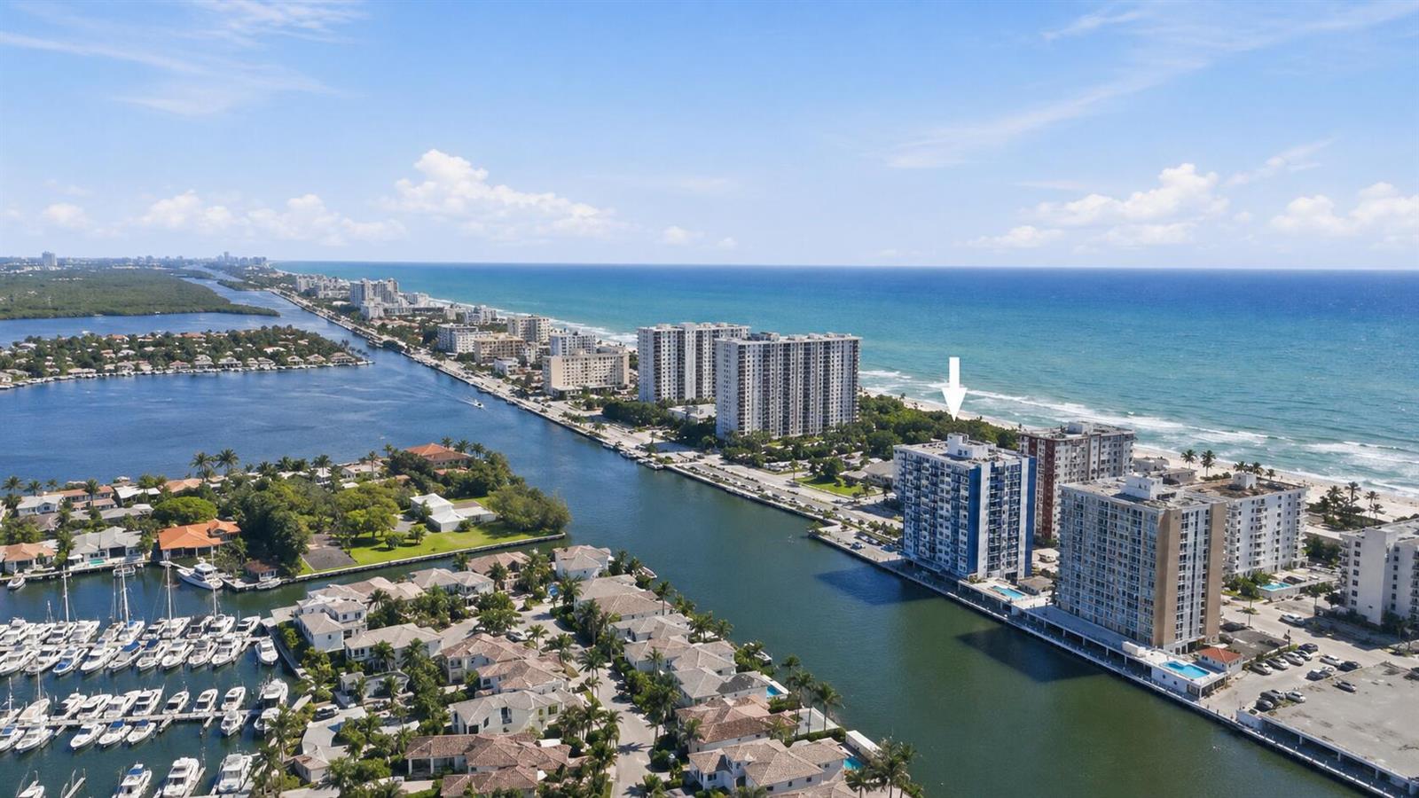 Photo of 1400 Ocean  #303, Hollywood, Florida, 33019 - aerial