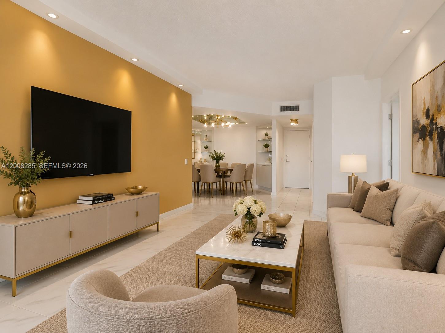 Photo of 3640 Yacht Club Dr  #1602, Aventura, Florida, 33180 - Virtually Staged.Only Furniture & Ornaments