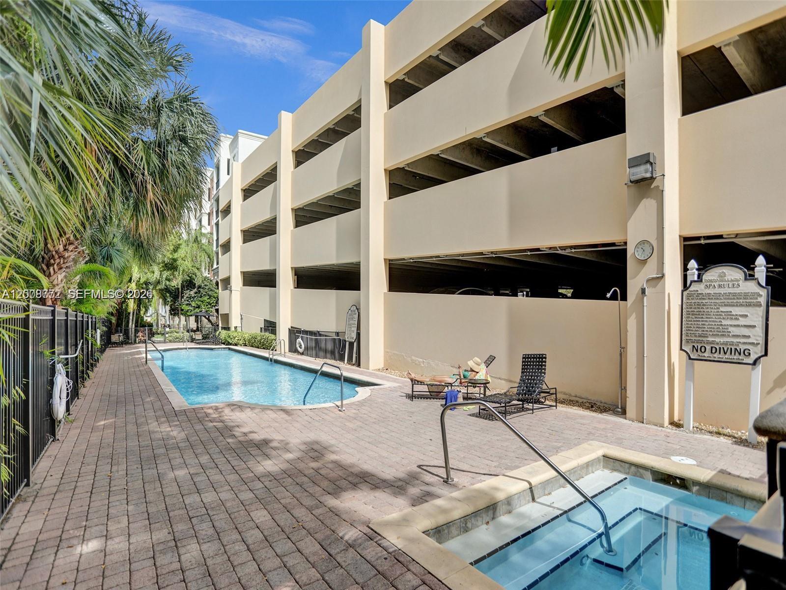 Photo of 17145 Bay Rd  #4102, Sunny Isles Beach, Florida, 33160 - Lap Pool Jacuzzi