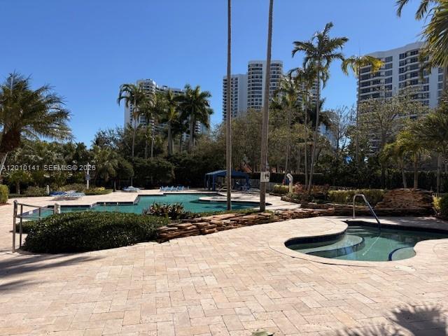 Photo of 3500 Mystic Pointe Dr  #302, Aventura, Florida, 33180 - Pool and Jacuzzi