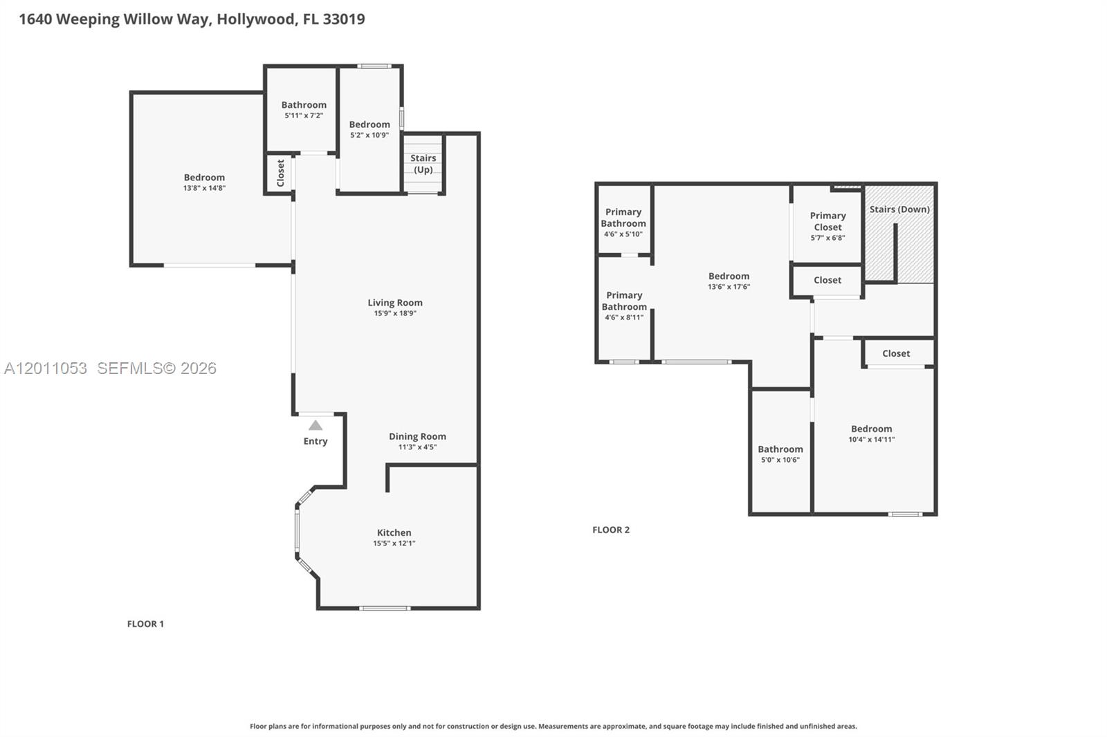 Photo of 1640 Weeping Willow Way  (1640), Hollywood, Florida, 33019 - 