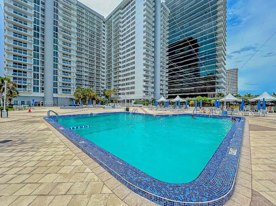 Photo of 2030 Ocean Dr  #309, Hallandale Beach, Florida, 33009 - FULL SUNNY RESORT STYLE HEATED POOL