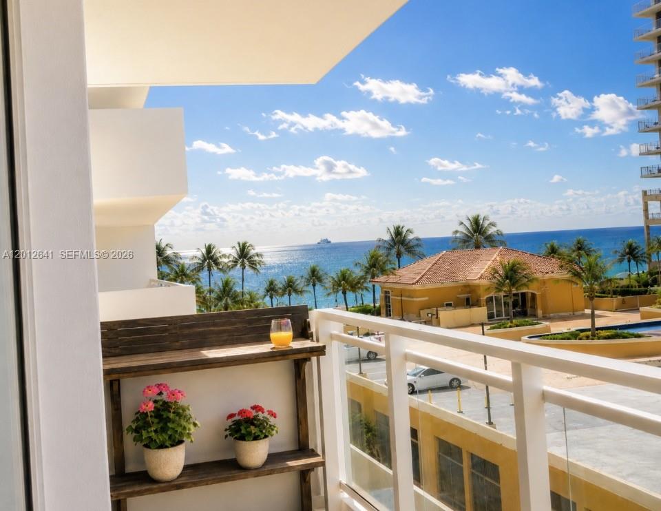 Photo of 2030 Ocean Dr  #309, Hallandale Beach, Florida, 33009 - ENJOY PRIME OCEANSIDE STEPS-TO-THE-BEACH LOCATION AND FULL-SUNNY OPEN-AIR FLOATING TERRACE VIEWS
