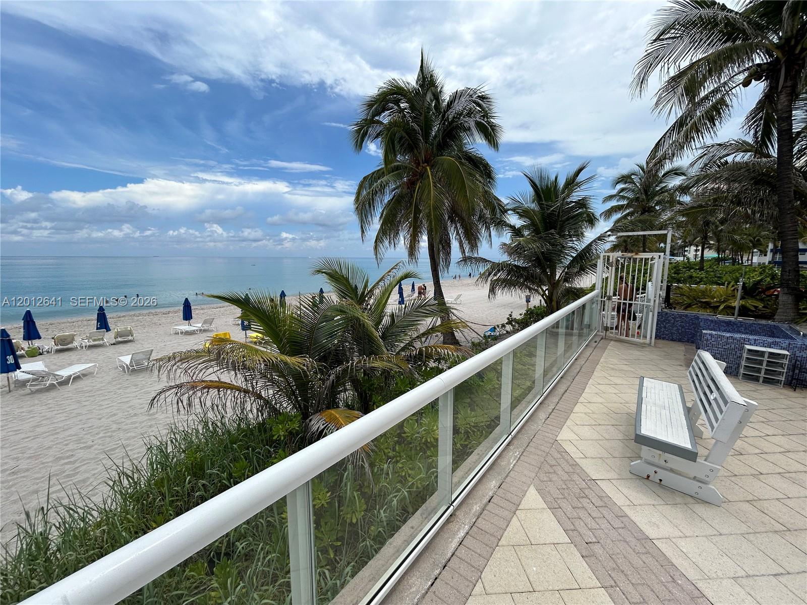 Photo of 2030 Ocean Dr  #309, Hallandale Beach, Florida, 33009 - BEACHFRONT VIEWS LOOKING SOUTH