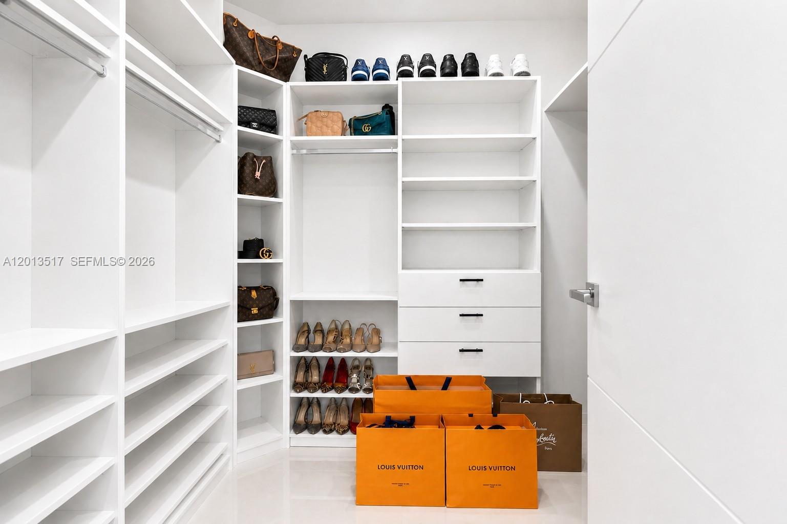 Photo of 3188 211th Ter  (3188), Aventura, Florida, 33180 - custom designed closet