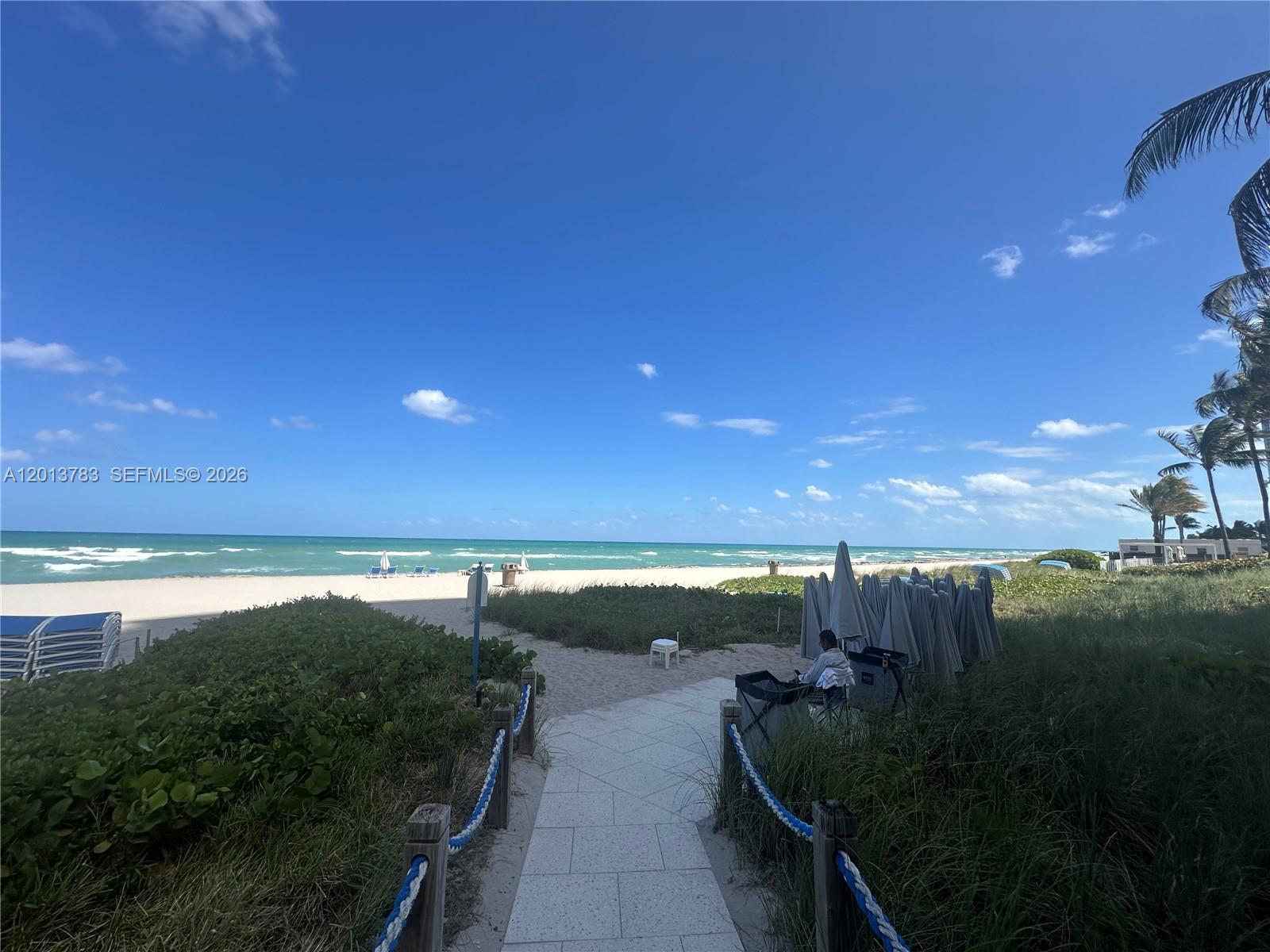 Photo of 18911 Collins Ave  #1602, Sunny Isles Beach, Florida, 33160 - Beach Access and beach service.