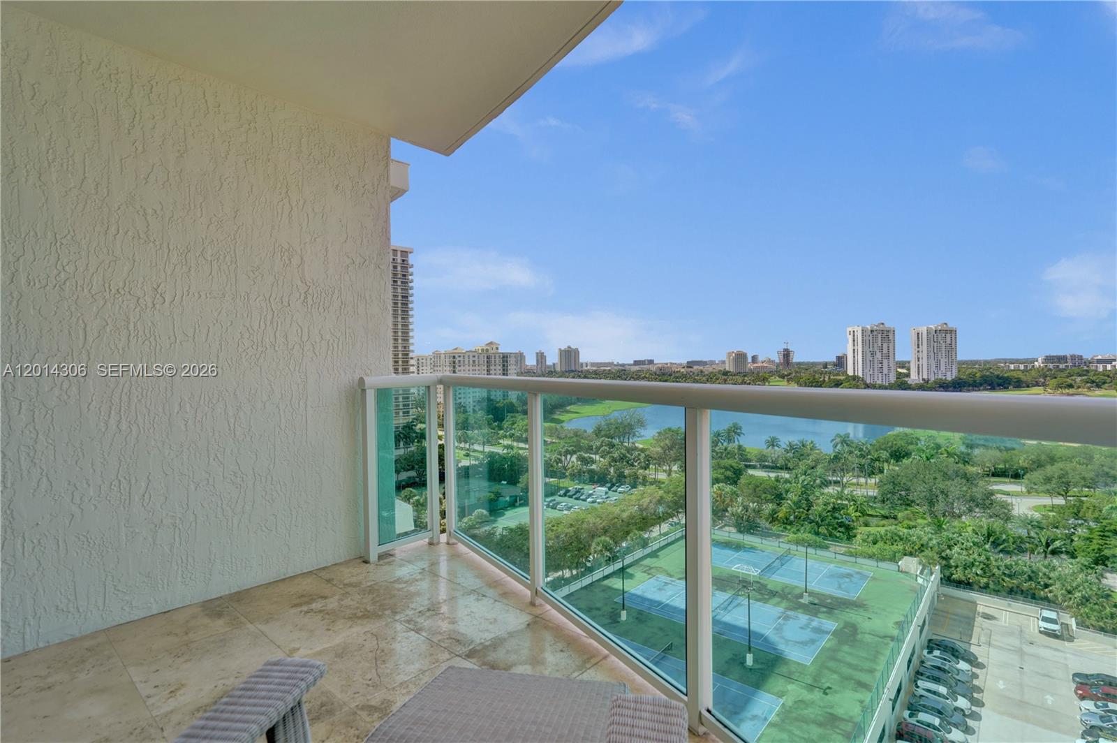 Photo of 20201 Country Club Dr  #1408, Aventura, Florida, 33180 - Master balcony