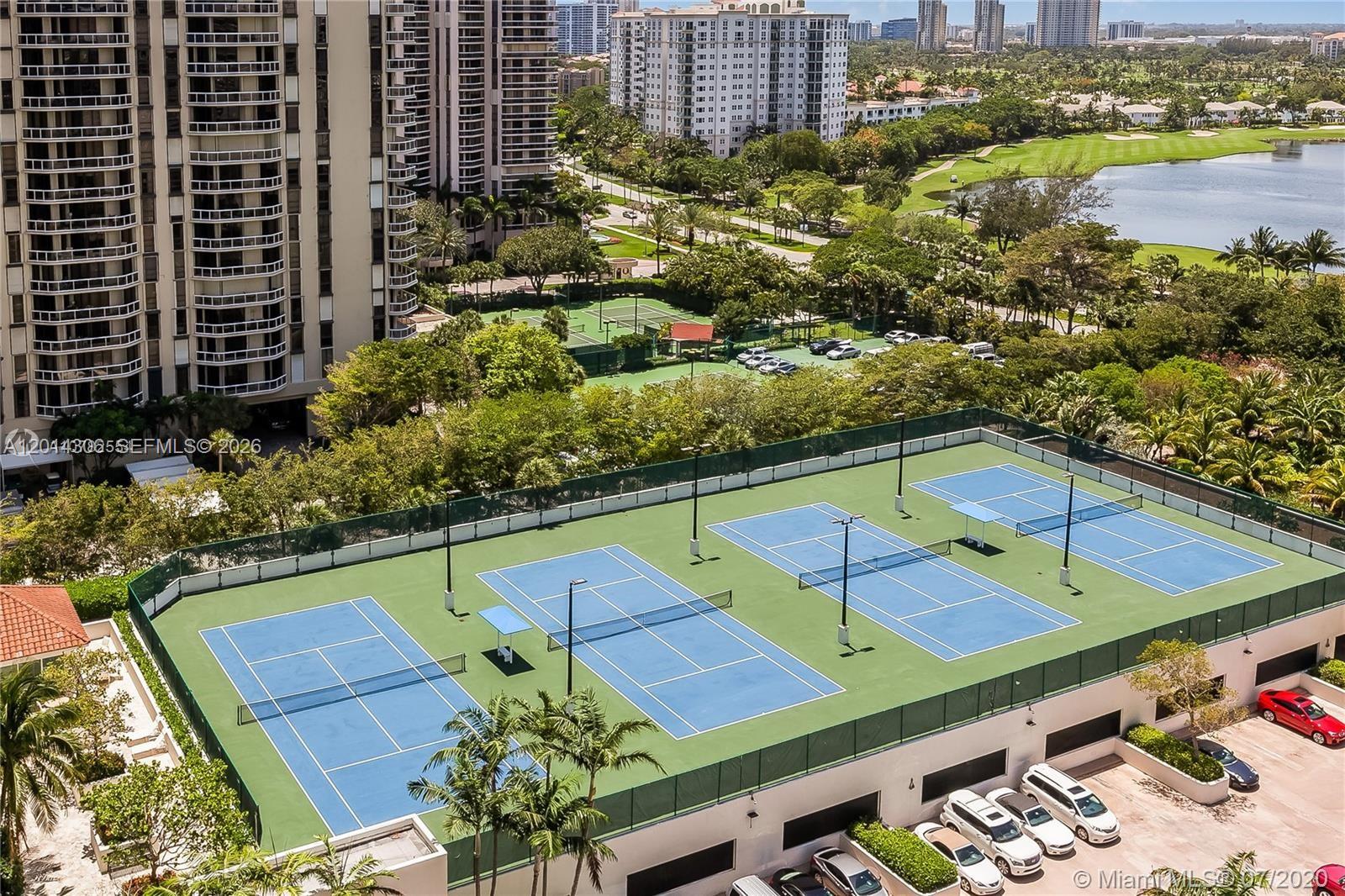 Photo of 20201 Country Club Dr  #1408, Aventura, Florida, 33180 - Tennis Courts.