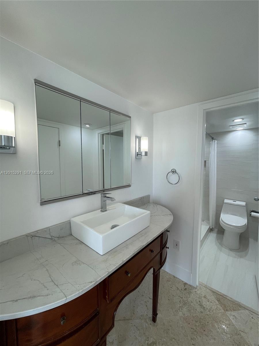 Photo of 3625 Country Club Dr #907, Aventura, Florida, 33180 - Mirror Medicine Cabinet Built into the Wall