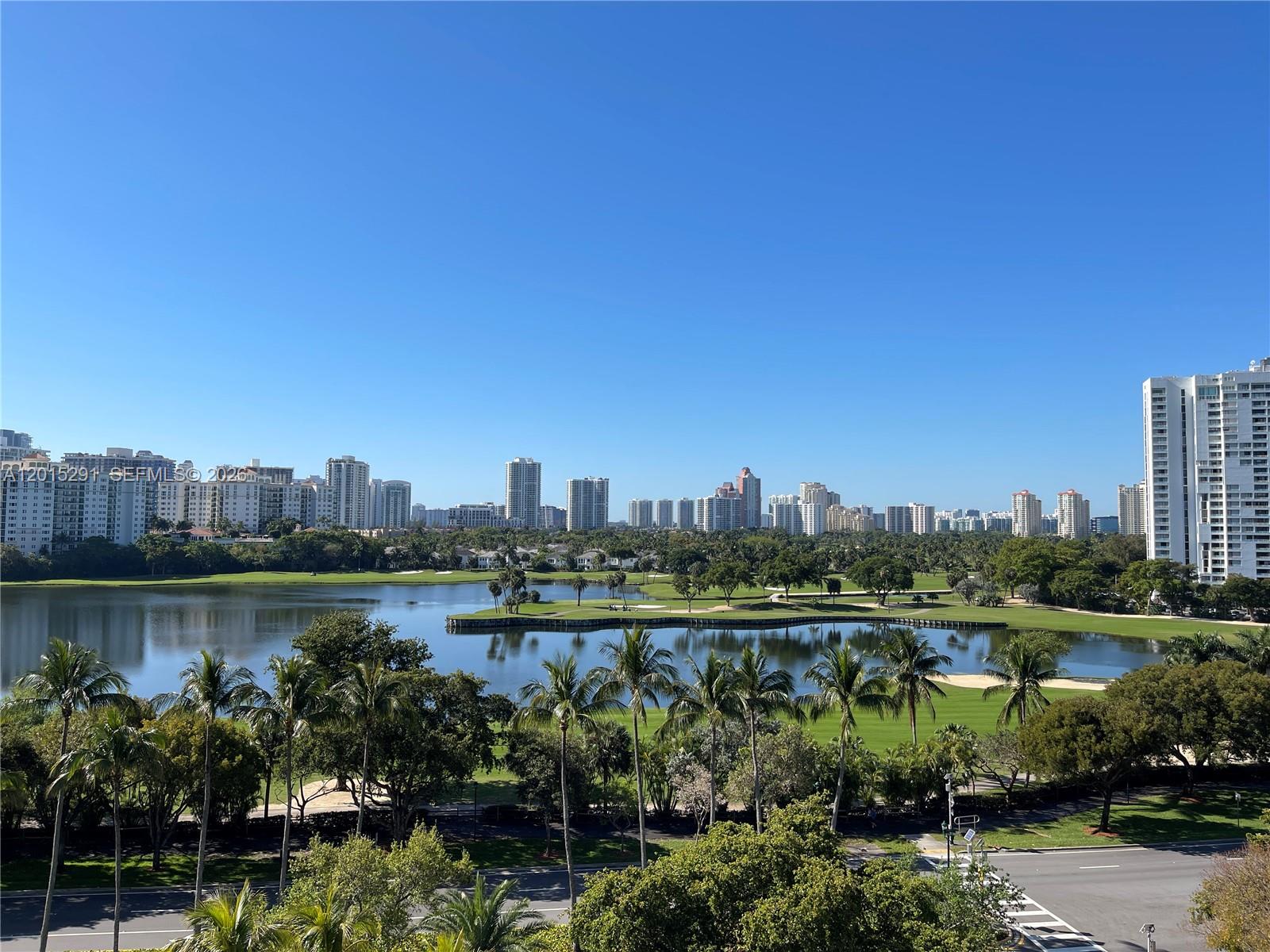 Photo of 3625 Country Club Dr #907, Aventura, Florida, 33180 - Southwest View from Unit's Balcony