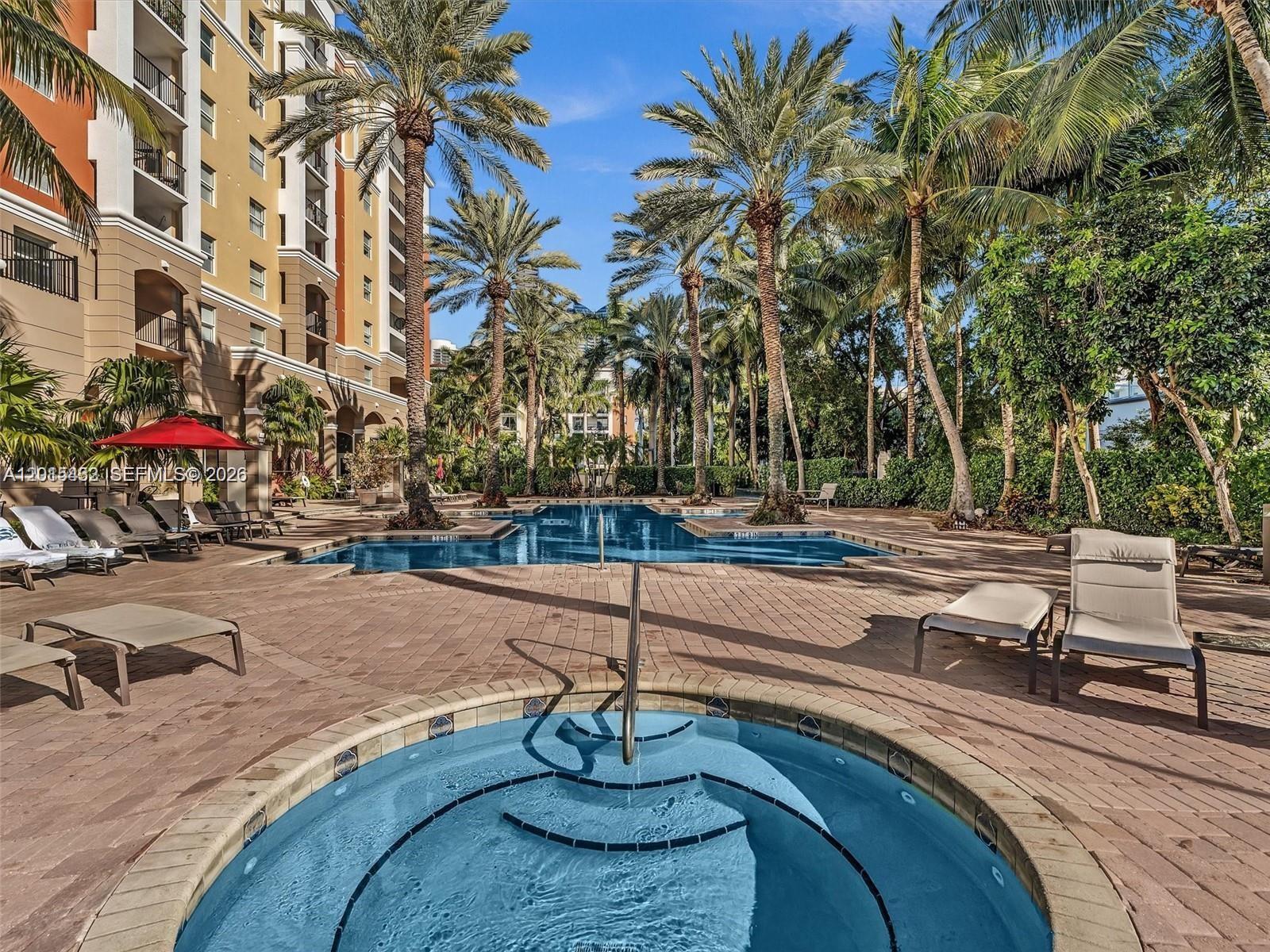 Photo of 17150 Bay Rd  #2620, Sunny Isles Beach, Florida, 33160 - And on top of it all, this jacuzzi overlooks the bay!