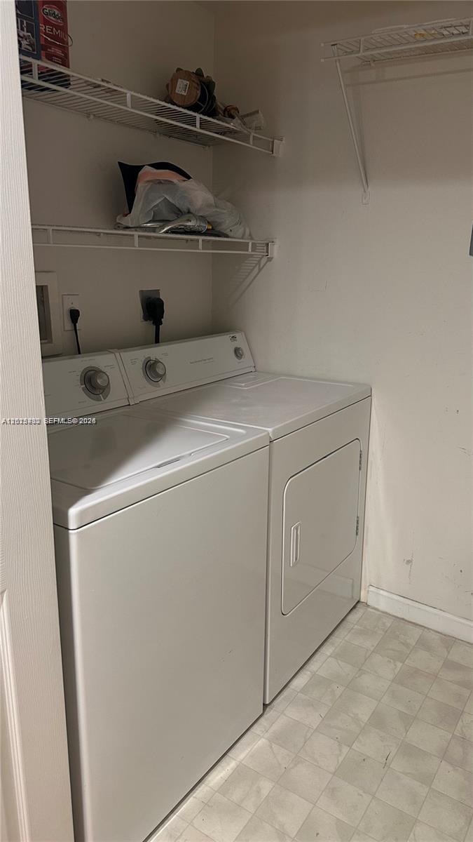 Photo of 17150 Bay Rd  #2620, Sunny Isles Beach, Florida, 33160 - Laundry room with full capacity washer and dryer !