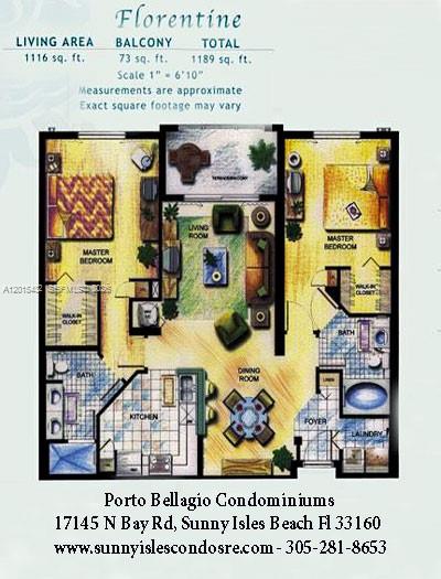 Photo of 17150 Bay Rd  #2620, Sunny Isles Beach, Florida, 33160 - Laundry room with full capacity washer and dryer !