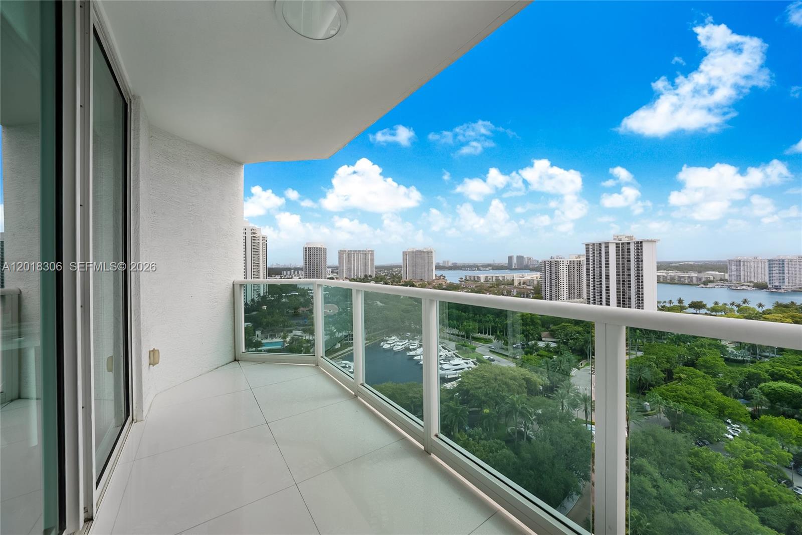 Photo of 3301 183rd St #2007, Aventura, Florida, 33160 - West balcony