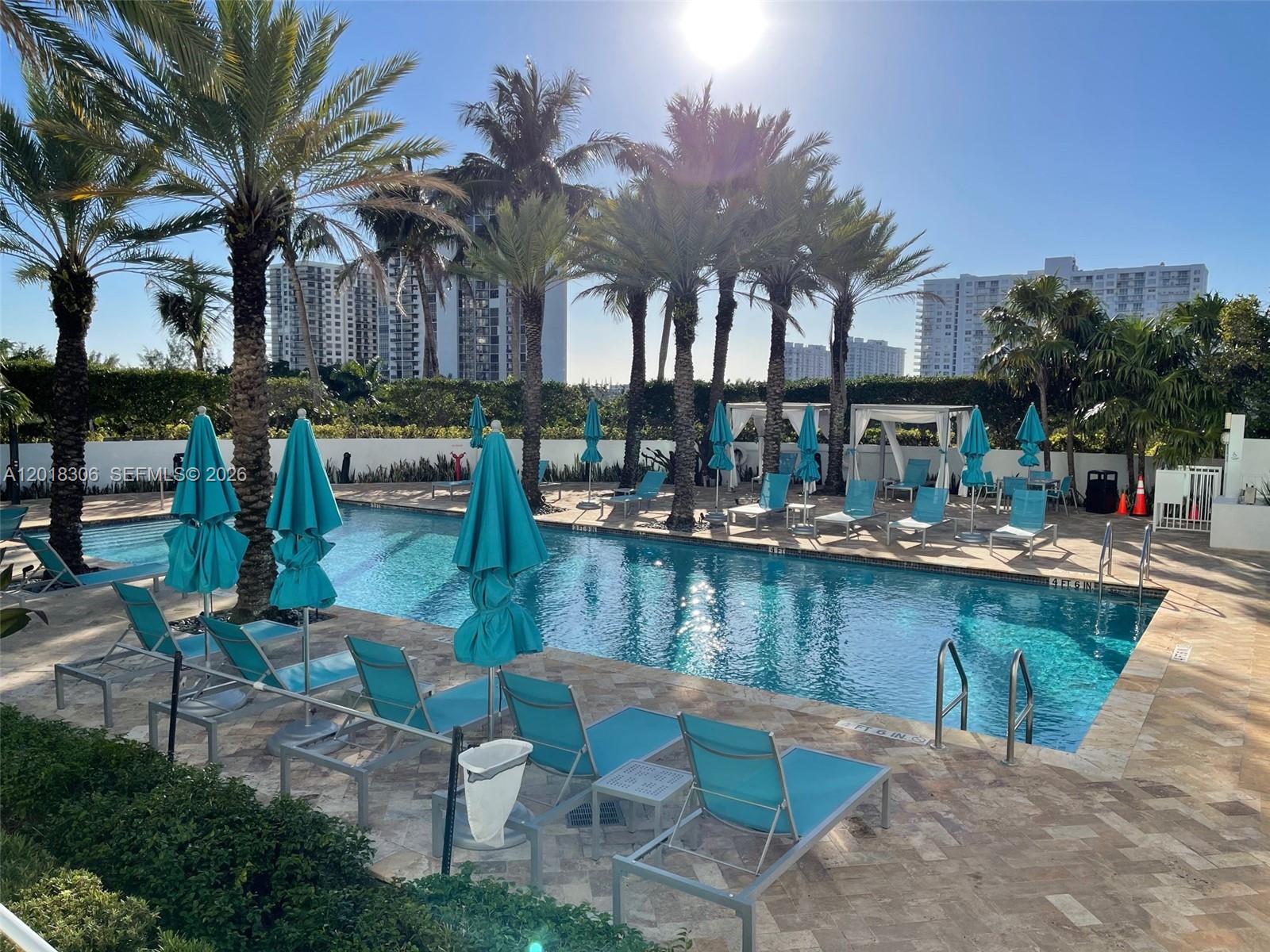 Photo of 3301 183rd St #2007, Aventura, Florida, 33160 - West pool