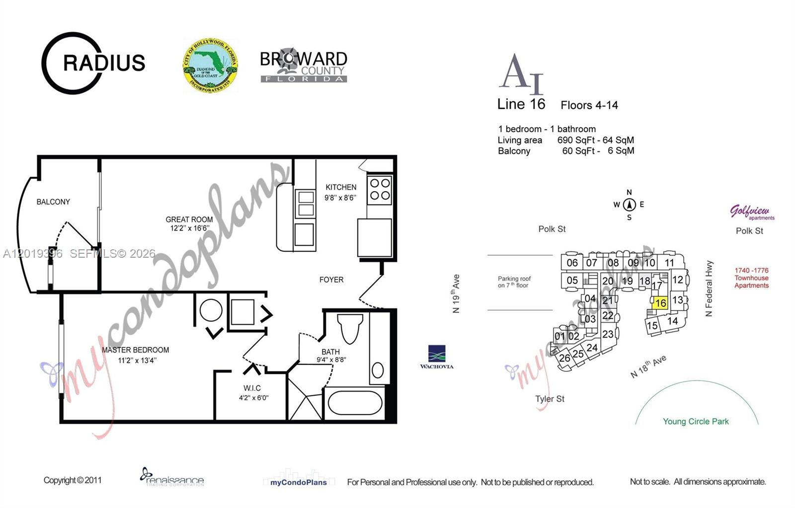 Photo of 1830 Radius Dr #1116, Hollywood, Florida, 33020 -
