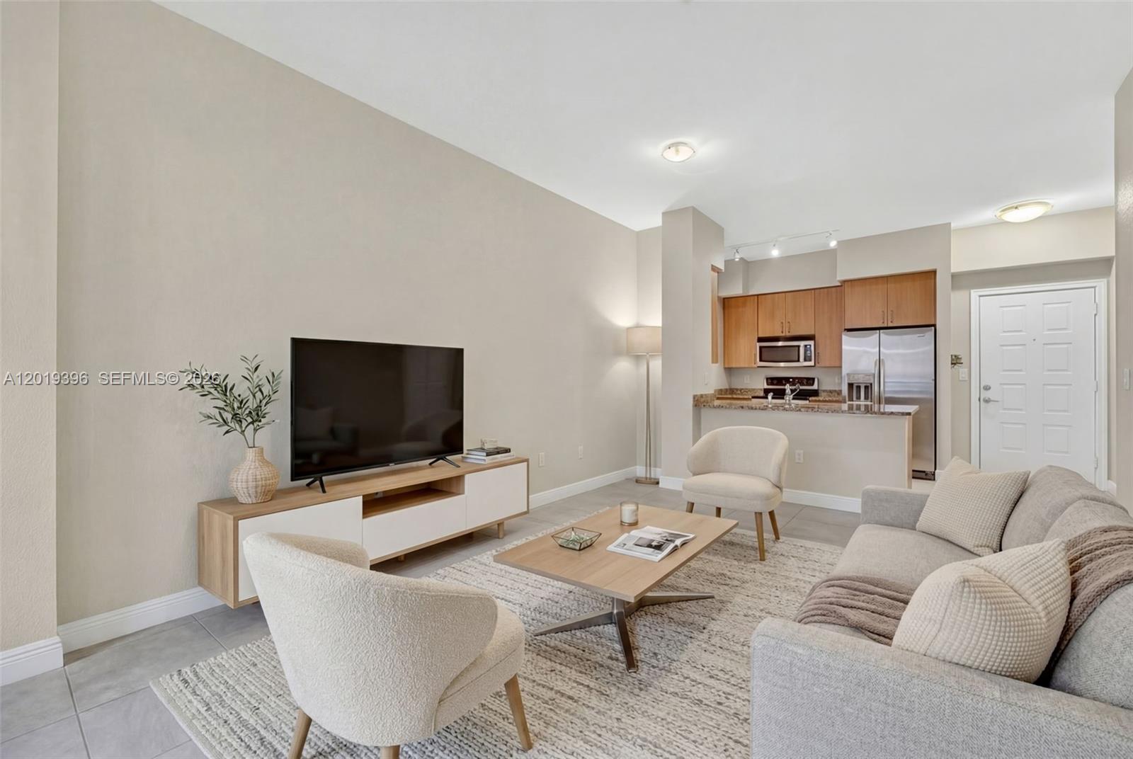 Photo of 1830 Radius Dr #1116, Hollywood, Florida, 33020 - Staged living room