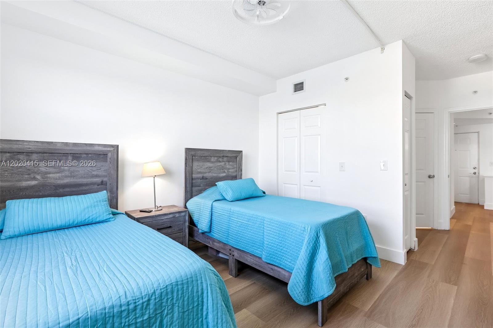 Photo of 17150 Bay Rd #2808, Sunny Isles Beach, Florida, 33160 - Brand new light fixture and fan