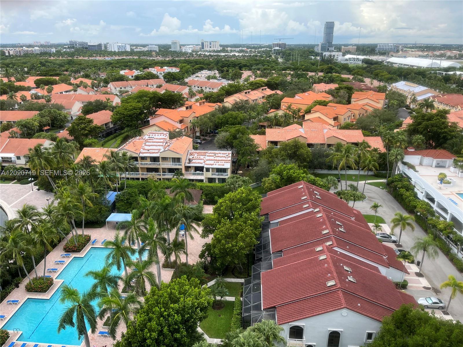 Photo of 3610 Yacht Club Dr #1511 Penthouse, Aventura, Florida, 33180 - View from Balcony