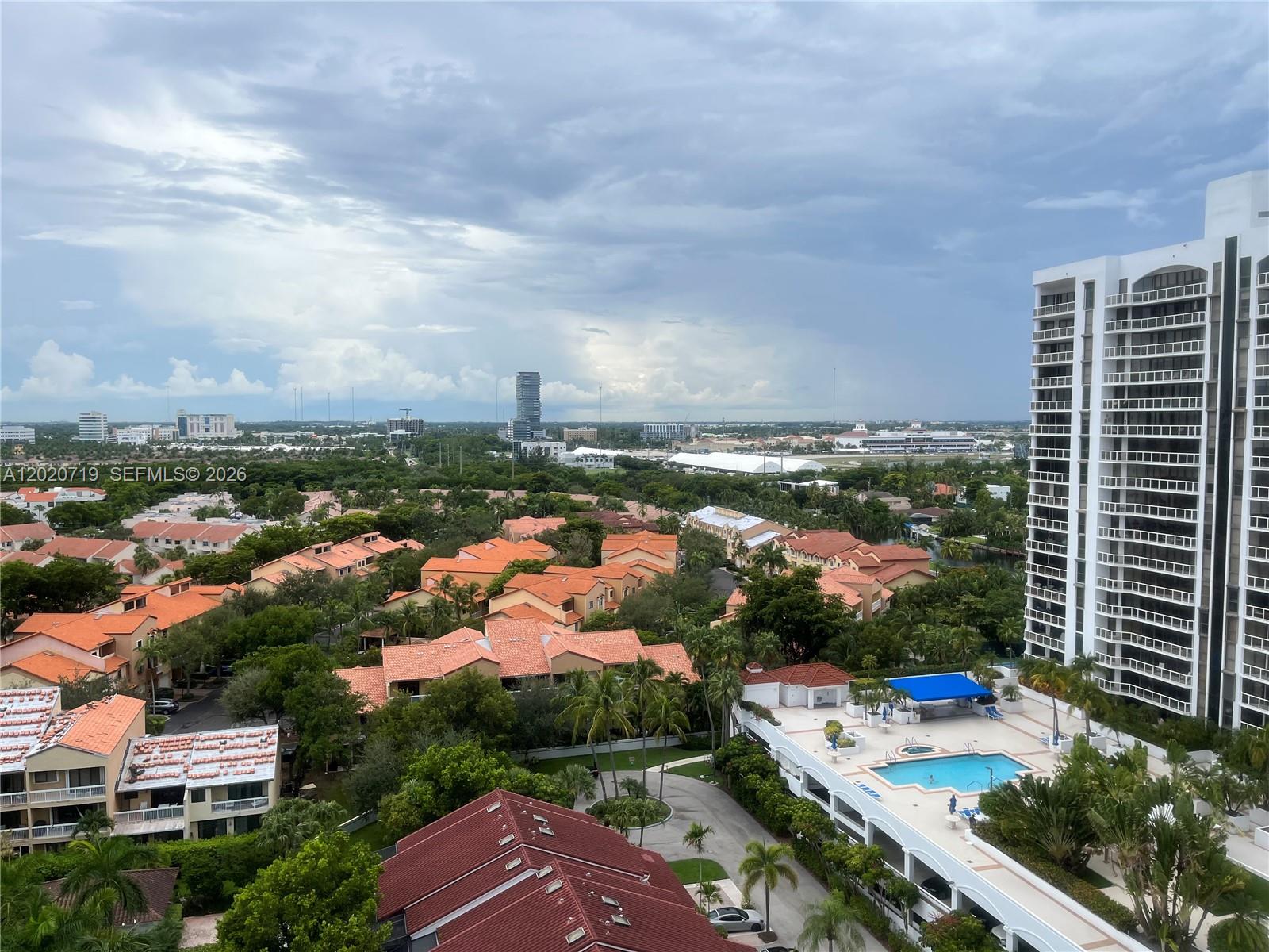 Photo of 3610 Yacht Club Dr #1511 Penthouse, Aventura, Florida, 33180 - View from Balcony