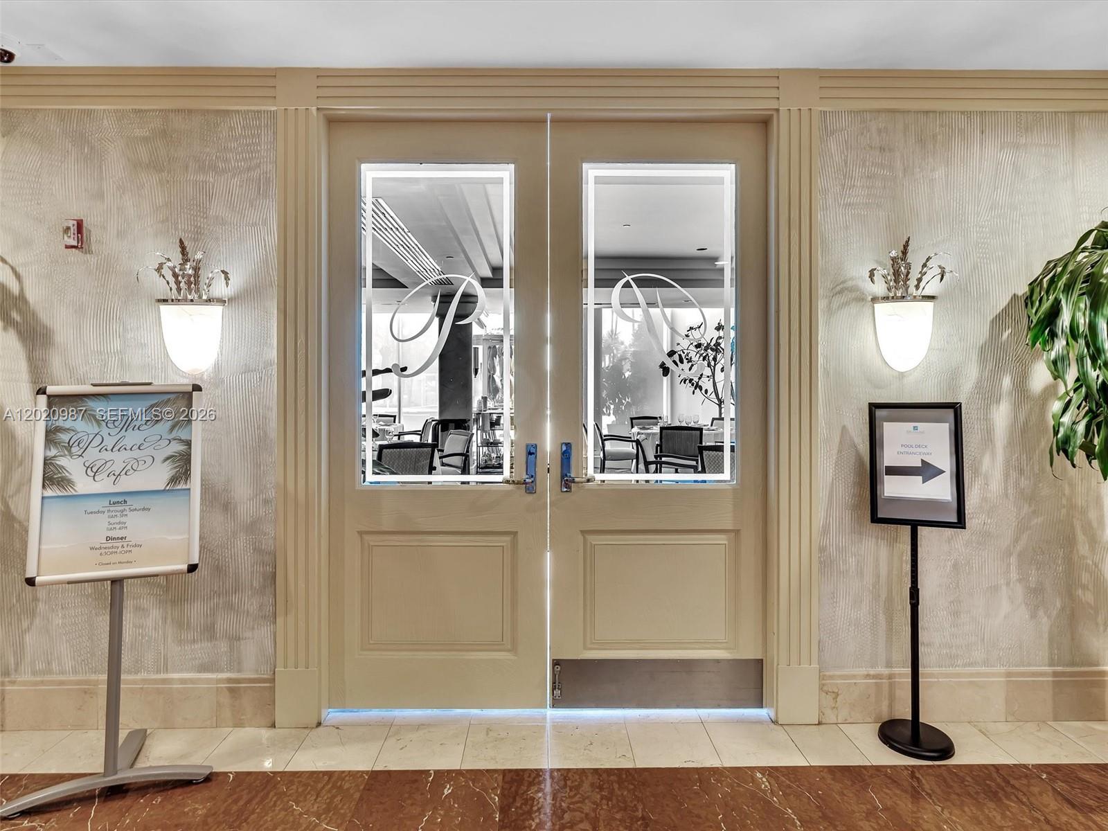 Photo of 10101 Collins Ave #18C + CABANA, Bal Harbour, Florida, 33154 - Building Restaurant
