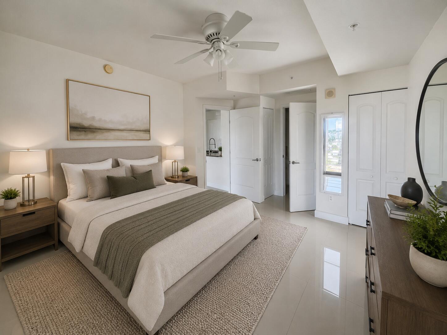 Photo of 1830 Radius , Hollywood, Florida, 33020 - Primary bedroom staged