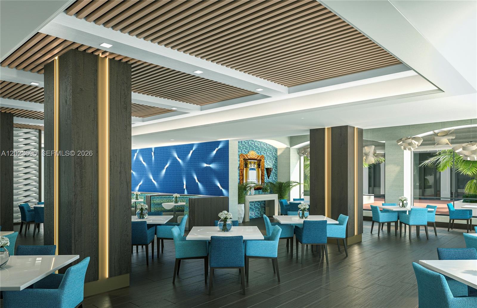 Photo of 9801 Collins Ave  #11M, Bal Harbour, Florida, 33154 - New Balmoral restaurant