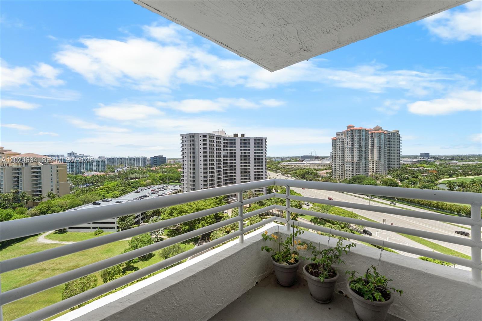 Photo of 3300 192nd St #1601, Aventura, Florida, 33180 - View from 2nd bedroom balcony