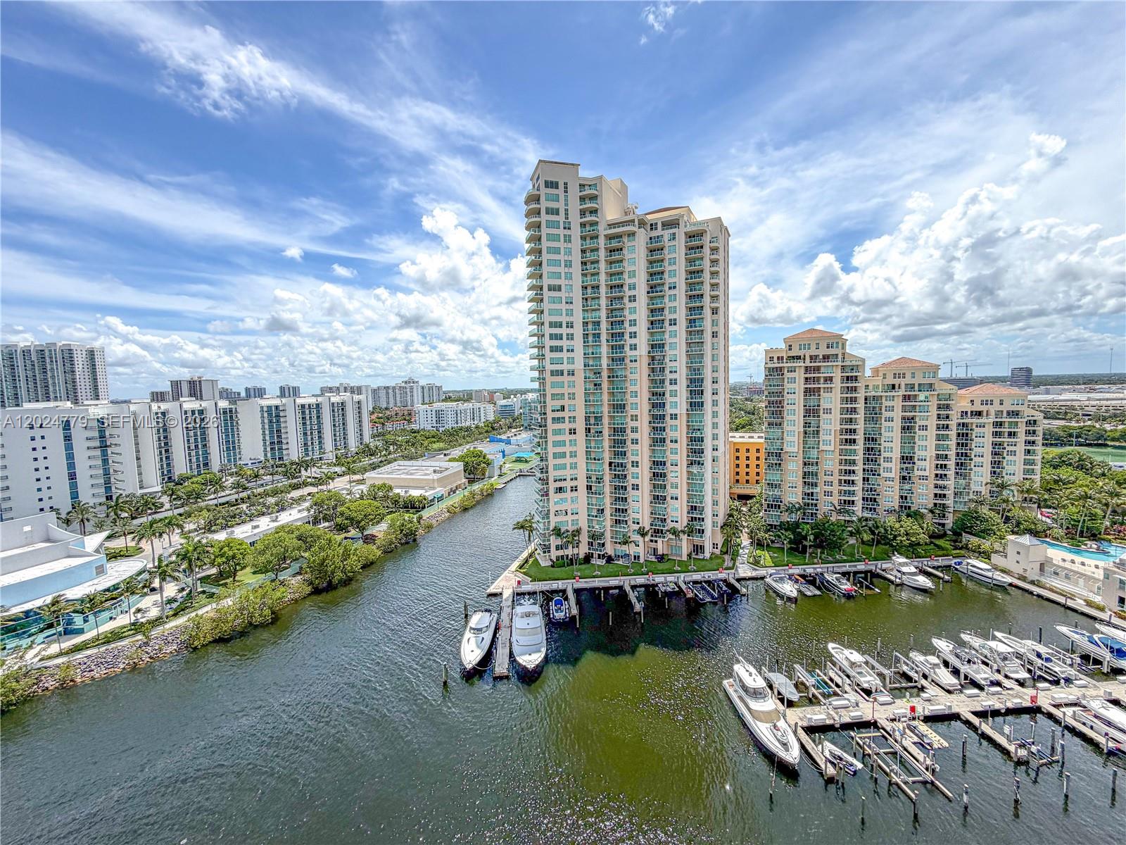 Photo of 3370 Hidden Bay Dr  #1814, Aventura, Florida, 33180 - View from the Balcony