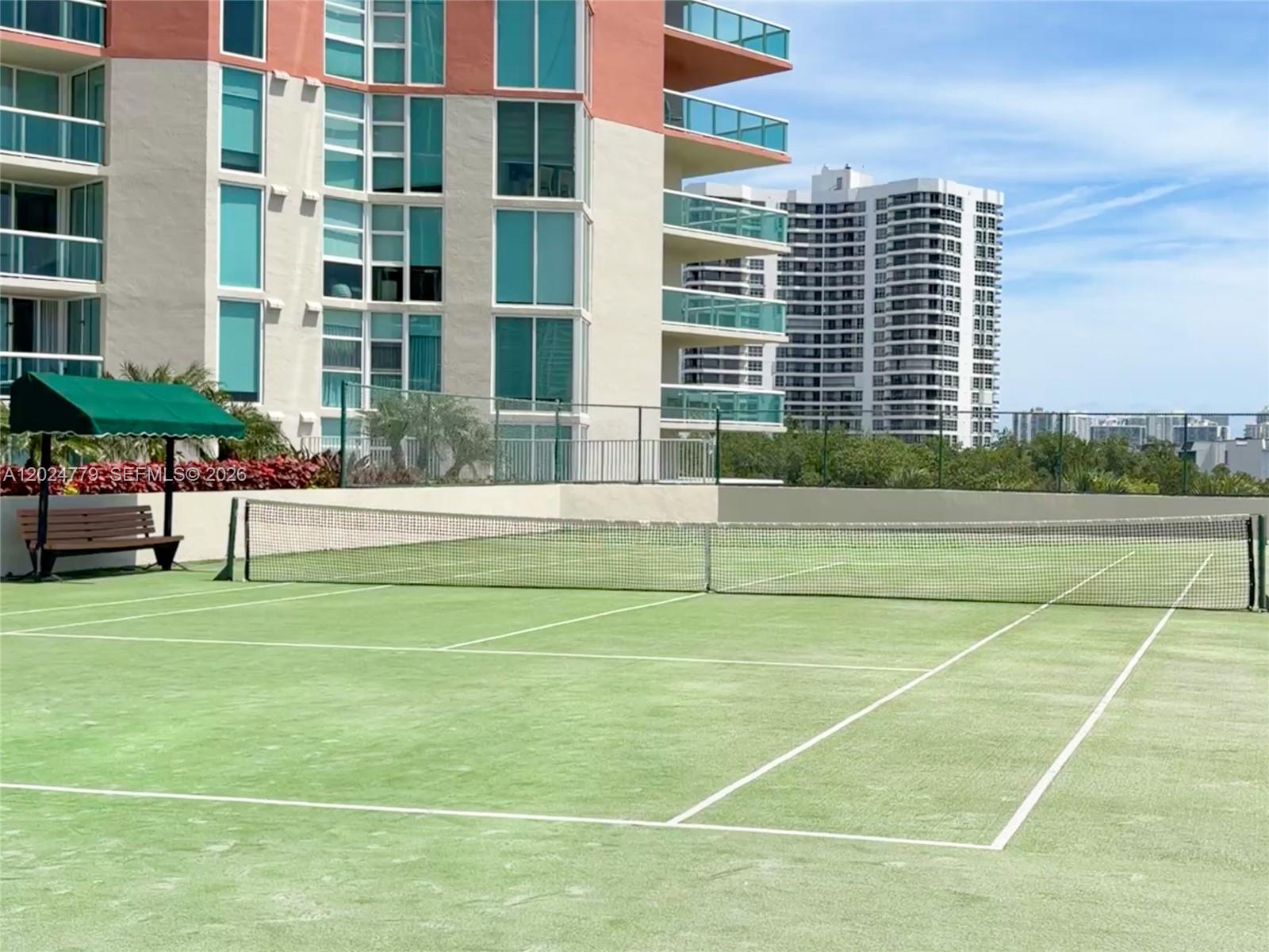 Photo of 3370 Hidden Bay Dr  #1814, Aventura, Florida, 33180 - Tennis Courts