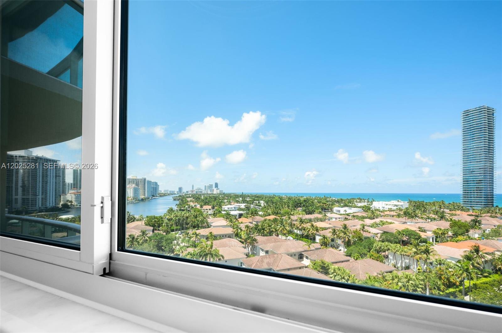 Photo of 19380 Collins Ave  #1122, Sunny Isles Beach, Florida, 33160 - View from Bedroom Window