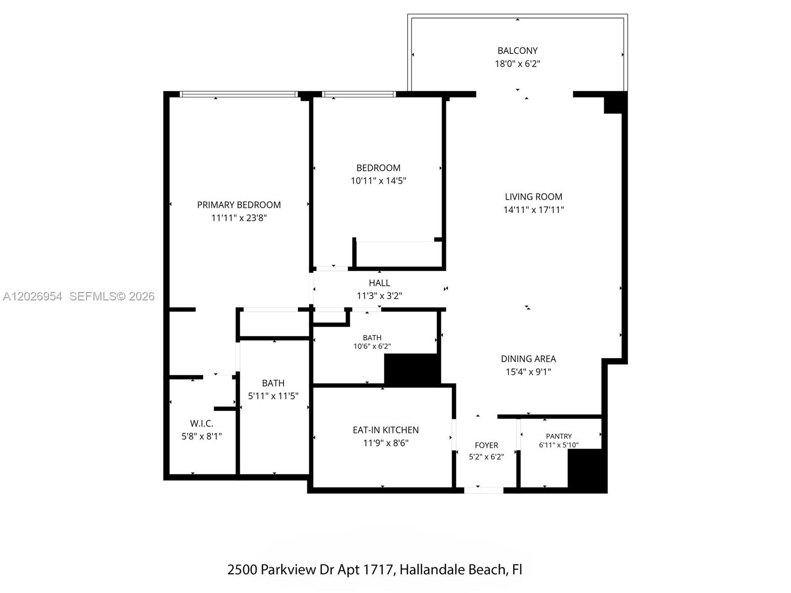 Photo of 2500 Parkview Dr  #1717, Hallandale Beach, Florida, 33009 - 