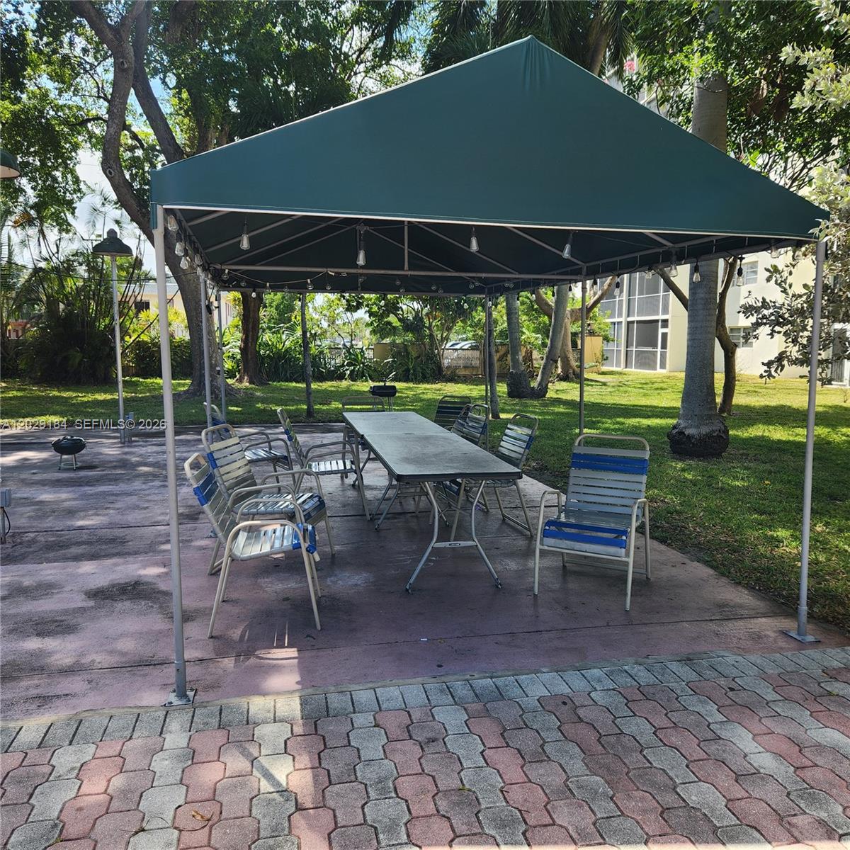 Photo of 900 12th Ave #406, Hallandale Beach, Florida, 33009 - Courtyard Patio