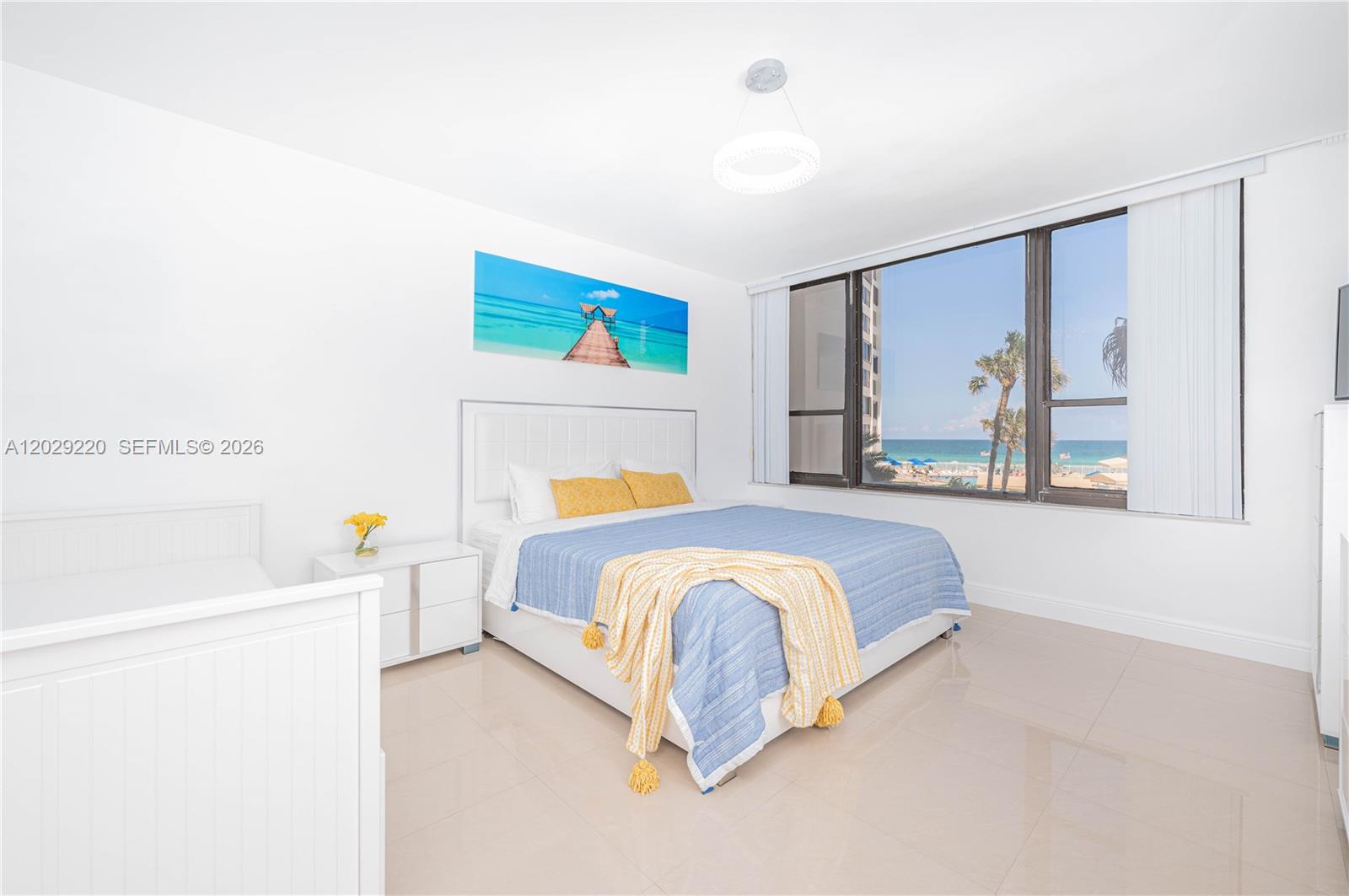 Photo of 3505 Ocean Dr  #221, Hollywood, Florida, 33019 - Master Bedroom/w Ocean View