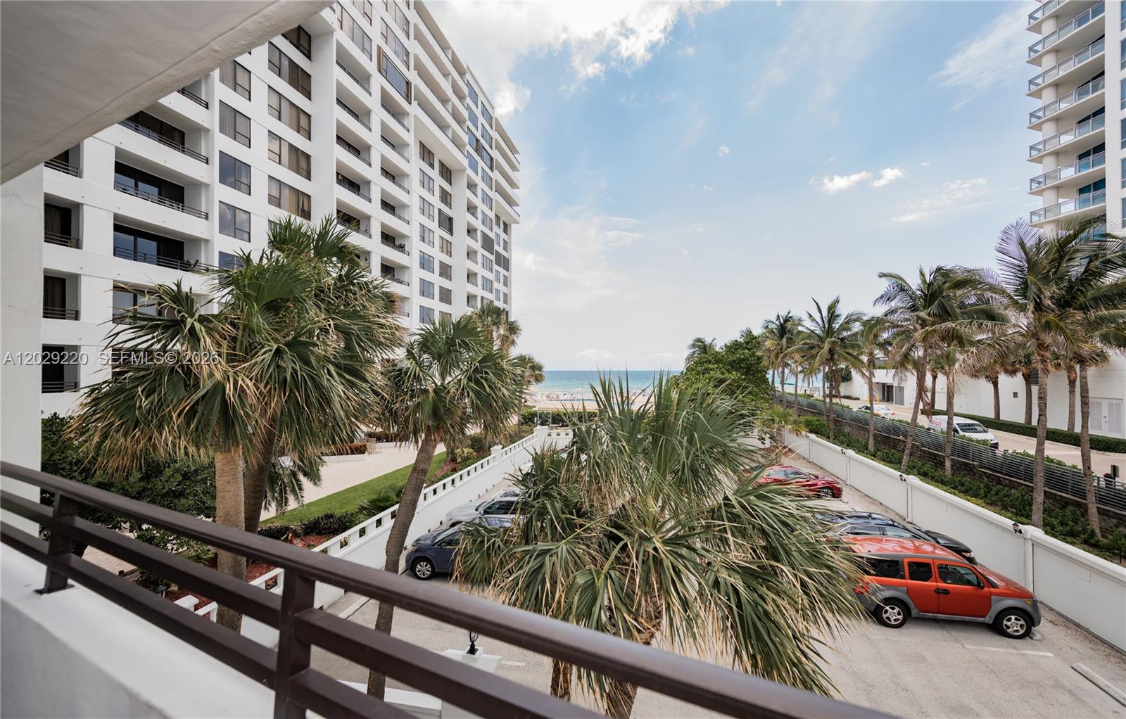 Photo of 3505 Ocean Dr  #221, Hollywood, Florida, 33019 - View from the Balcony