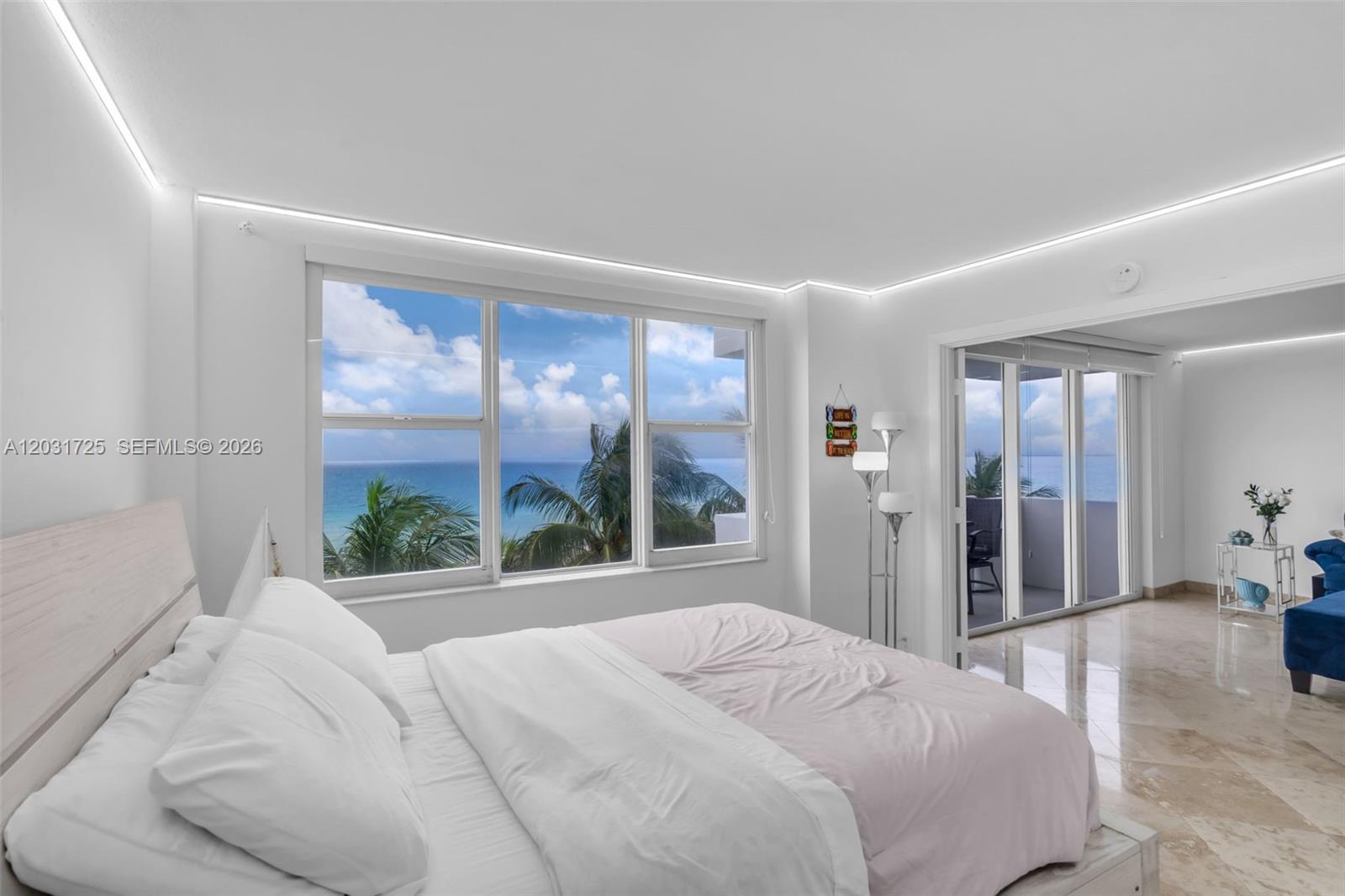 Photo of 9195 Collins Ave  #601, Surfside, Florida, 33154 - Master Bedroom #2