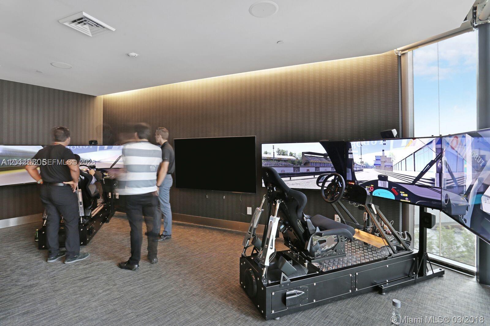 Photo of 18555 Collins Ave  #4804, Sunny Isles Beach, Florida, 33160 - simulator room