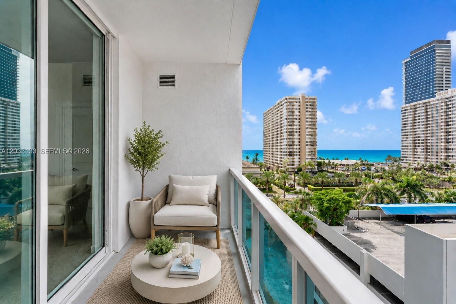 Photo of 1945 Ocean Dr  #704, Hallandale Beach, Florida, 33009 - Virtually staged