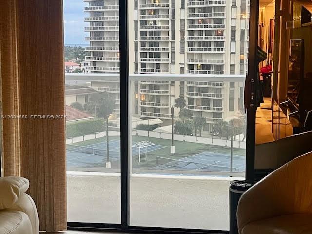 Photo of 20281 Country Club Dr  #615, Aventura, Florida, 33180 - Second bedroom has tennis views.