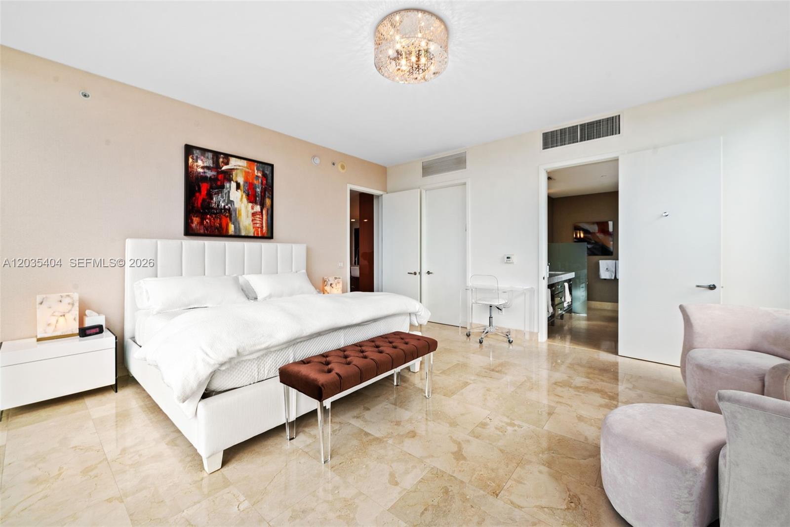 Photo of 9705 Collins Ave #605N, Bal Harbour, Florida, 33154 - Primary bedroom