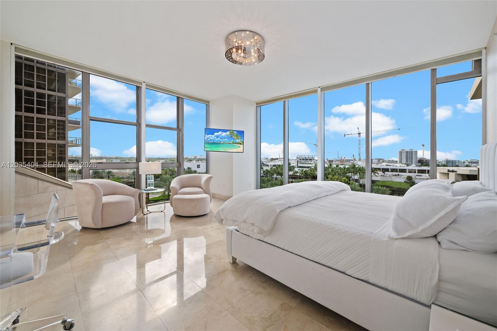 Photo of 9705 Collins Ave #605N, Bal Harbour, Florida, 33154 - Primary bedroom
